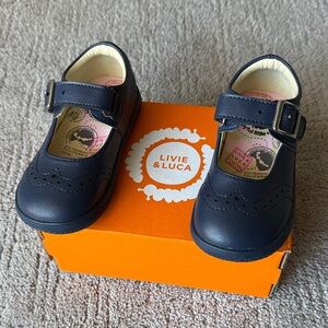 Livie & Luca Navy Mary Janes